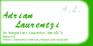 adrian laurentzi business card